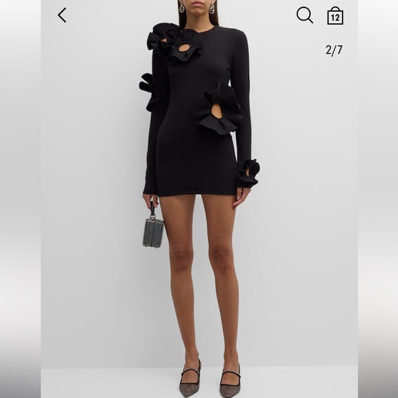 AREA Dresses & Skirts - AREA mini black dress